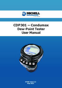 Thumbnail of document Manual - CDP301 Condumax Portable analyzer